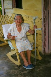 oude vrouw in Cuba