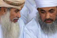 Oude mannen in Oman