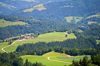 Heuvellandschap in Sloveni&euml;
